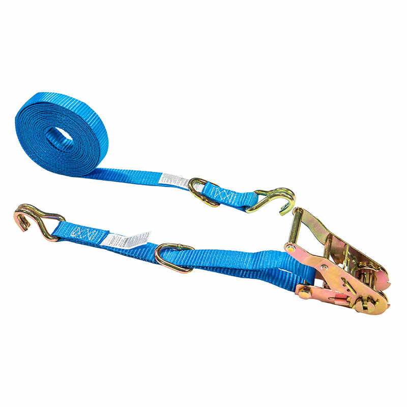 1 X 15 اینچ تسمه جغجغه ای W J-Hook و D-Ring