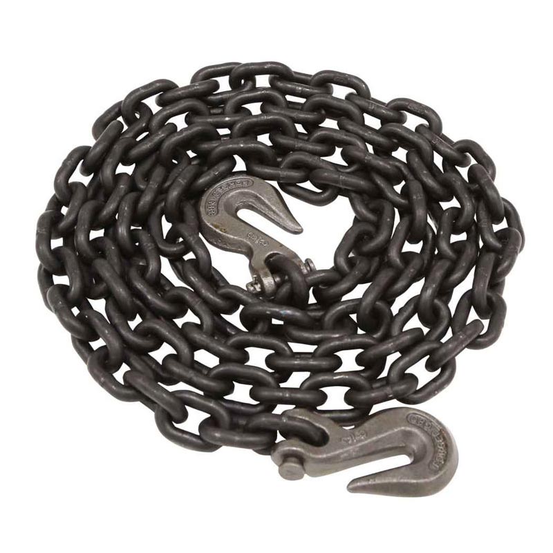 مجموعه زنجیر بنددار 5/16 اینچی با قلاب گیره‌ای Clevis - درجه 80